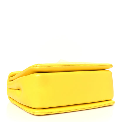 Valentino Garavani Nappa One Stud Chain Clutch Yellow 4 of 10
