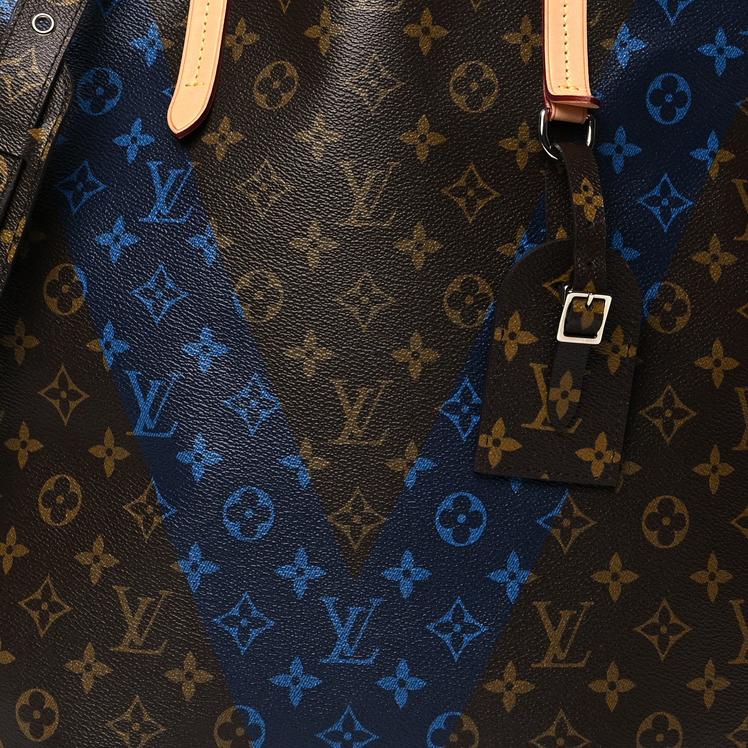 Louis Vuitton Monogram V Cabas Jour Blue 7 of 9