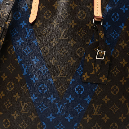 Louis Vuitton Monogram V Cabas Jour Blue 7 of 9