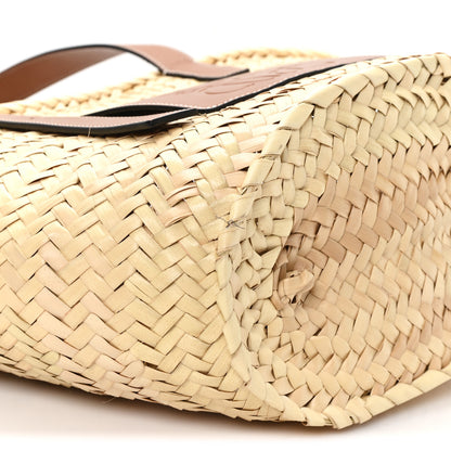 Loewe Raffia Basket Tote Bag Natural Tan 9 of 11