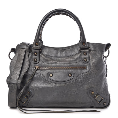 Balenciaga Agneau Classic Hardware Town Gris Tarmac 1 of 13