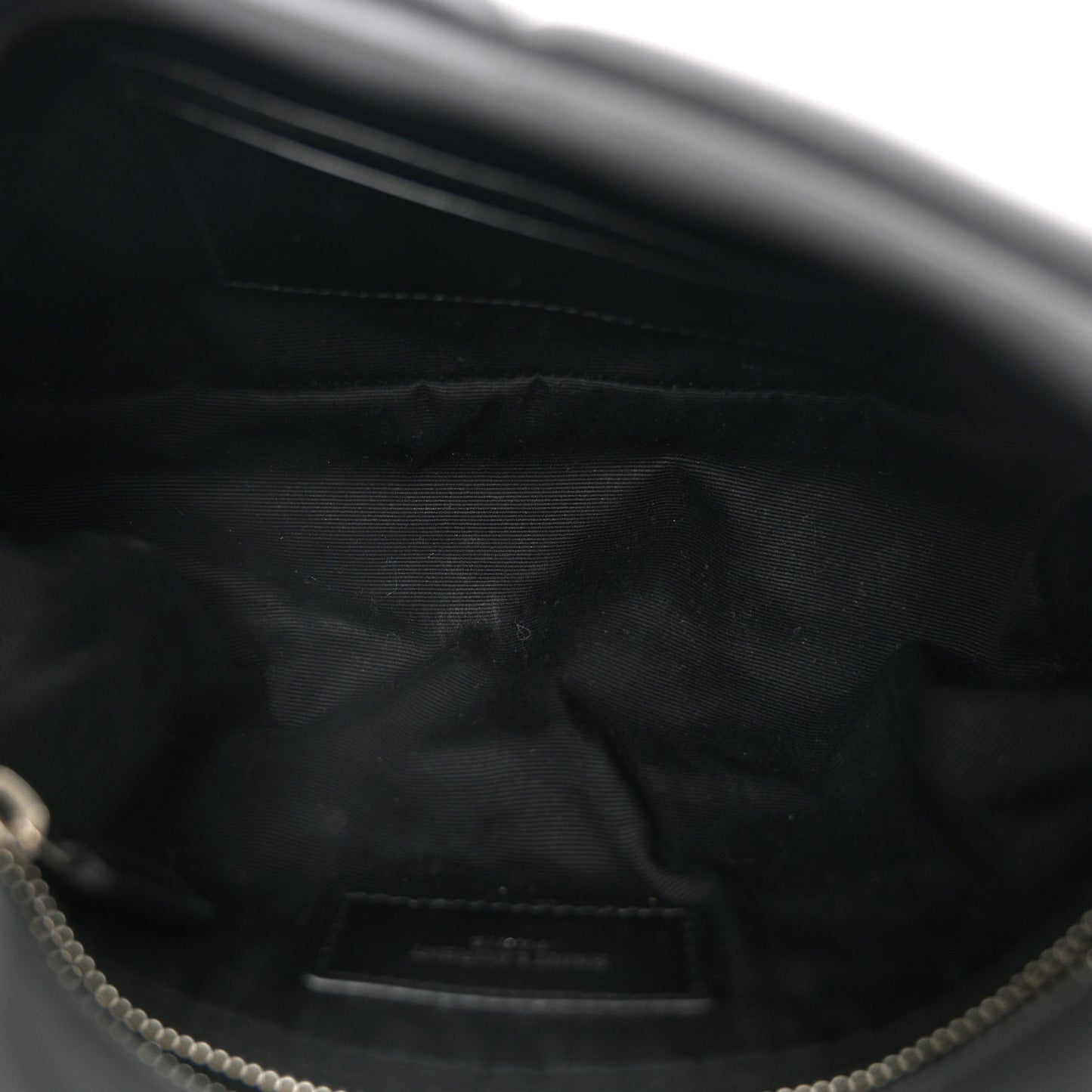 Lambskin Quilted Small Loulou Puffer Monogram Chain Satchel Storm