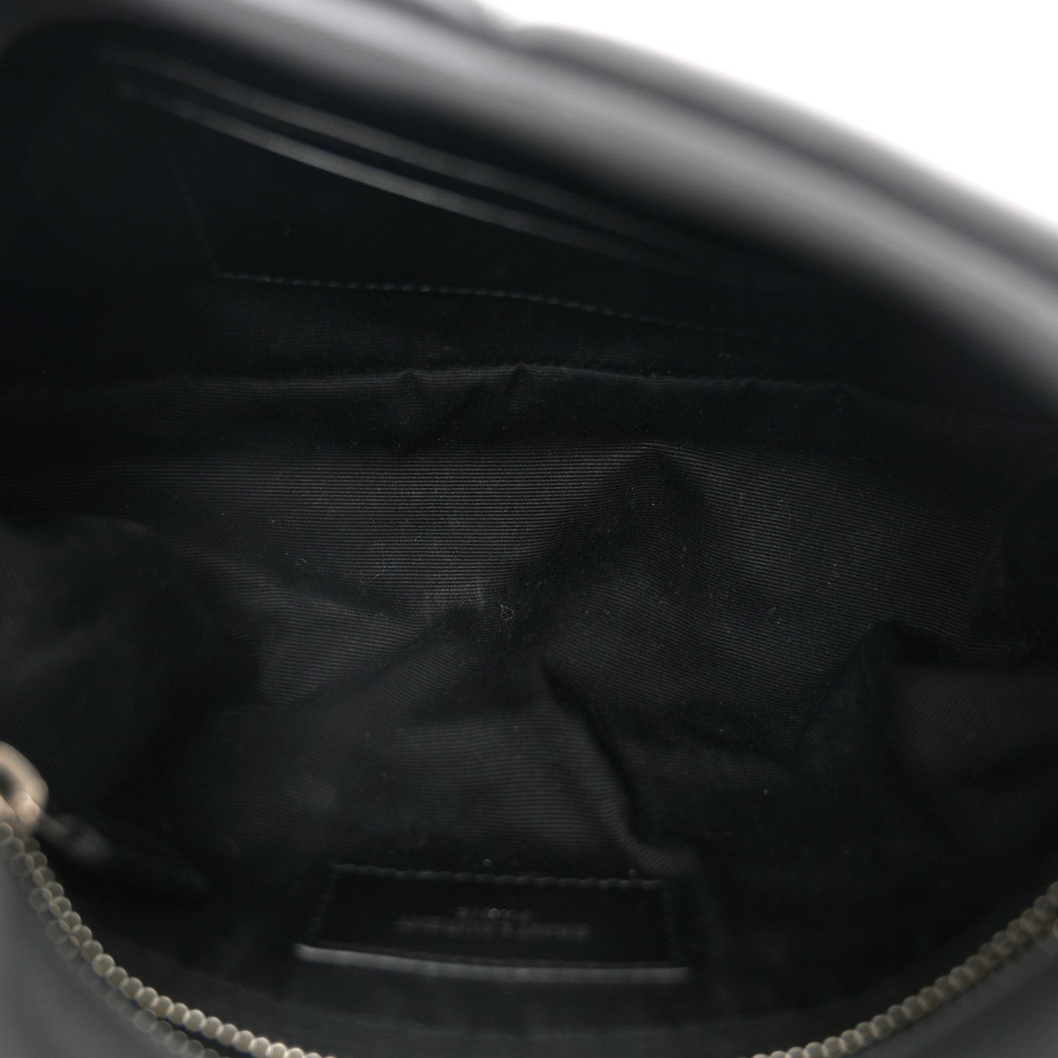 Saint Laurent Lambskin Quilted Small Loulou Puffer Monogram Chain Satchel Storm 5 of 10