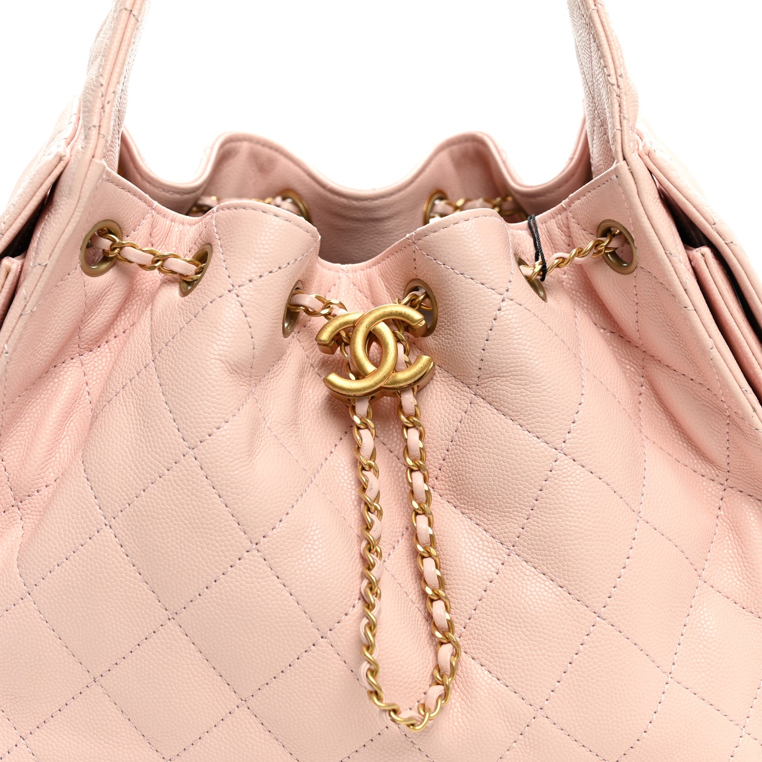 Chanel Caviar Quilted Small Chanel 25 Handbag Light Pink 8 of 10