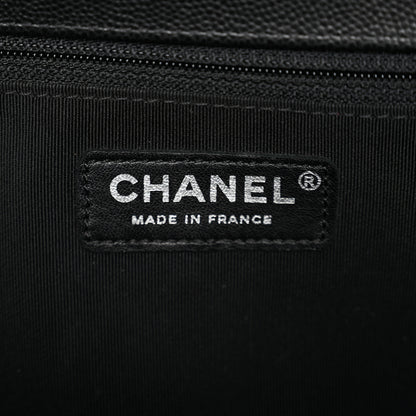 Chanel Caviar Quilted Large Boy Flap Black Black 7 of 11