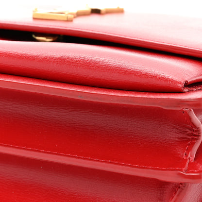 Saint Laurent Calfskin Medium Monogram Sunset Rouge Eros 10 of 13