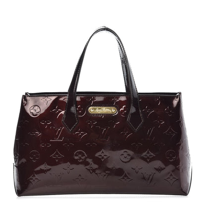 Louis Vuitton Vernis Wilshire PM Amarante 1 of 12