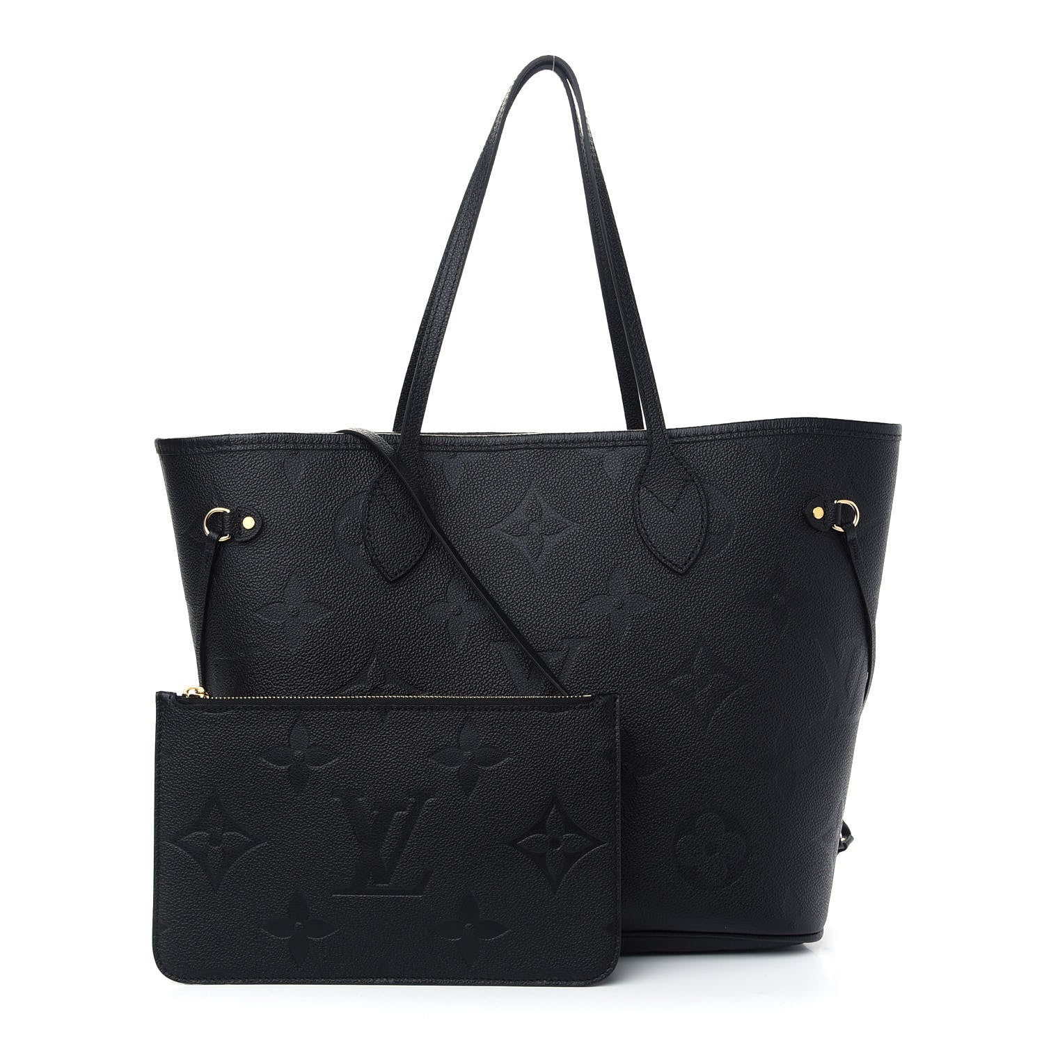 Louis Vuitton Empreinte Monogram Giant Neverfull MM Black 1 of 10