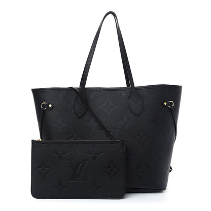 Louis Vuitton Empreinte Monogram Giant Neverfull MM Black 1 of 10