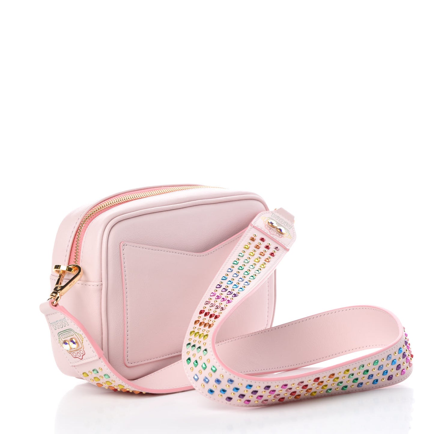 Nappa Skyoptic Roboter Studded Crossbody Bag Lotus