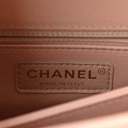 Chanel Caviar Quilted Mini Coco Handle Flap Light Pink 7 of 10