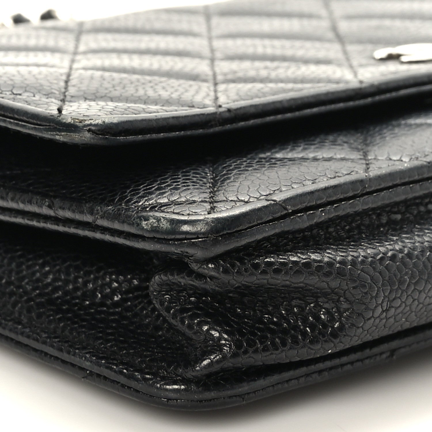 Chanel Caviar Quilted Wallet on Chain WOC Black 9 of 11