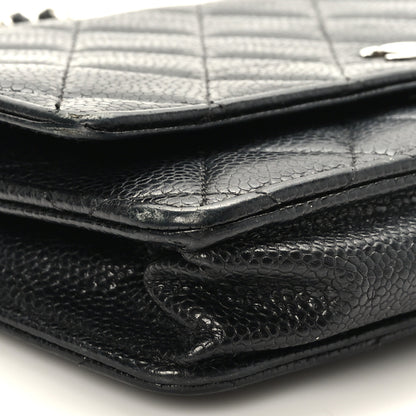 Chanel Caviar Quilted Wallet on Chain WOC Black 9 of 11
