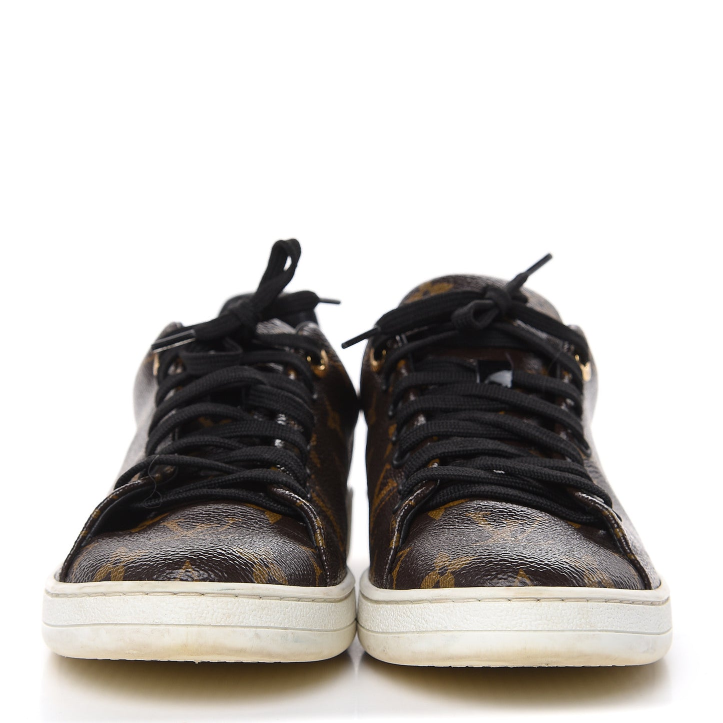 Patent Monogram Frontrow Sneakers 39