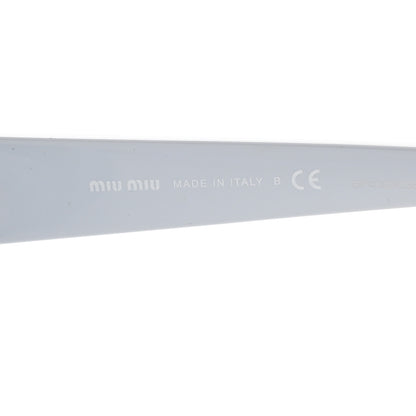 Miu Miu Acetate Cat Eye Sunglasses SMU06X-A Light Blue 5 of 9