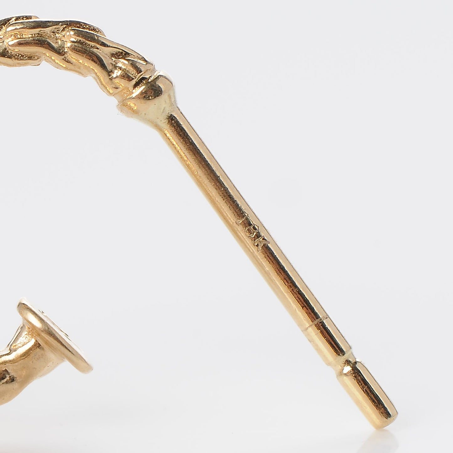 18K Yellow Gold Diamond Earrings
