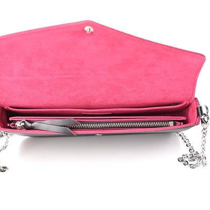 Louis Vuitton Epi Pochette Felicie Black Hot Pink 7 of 11