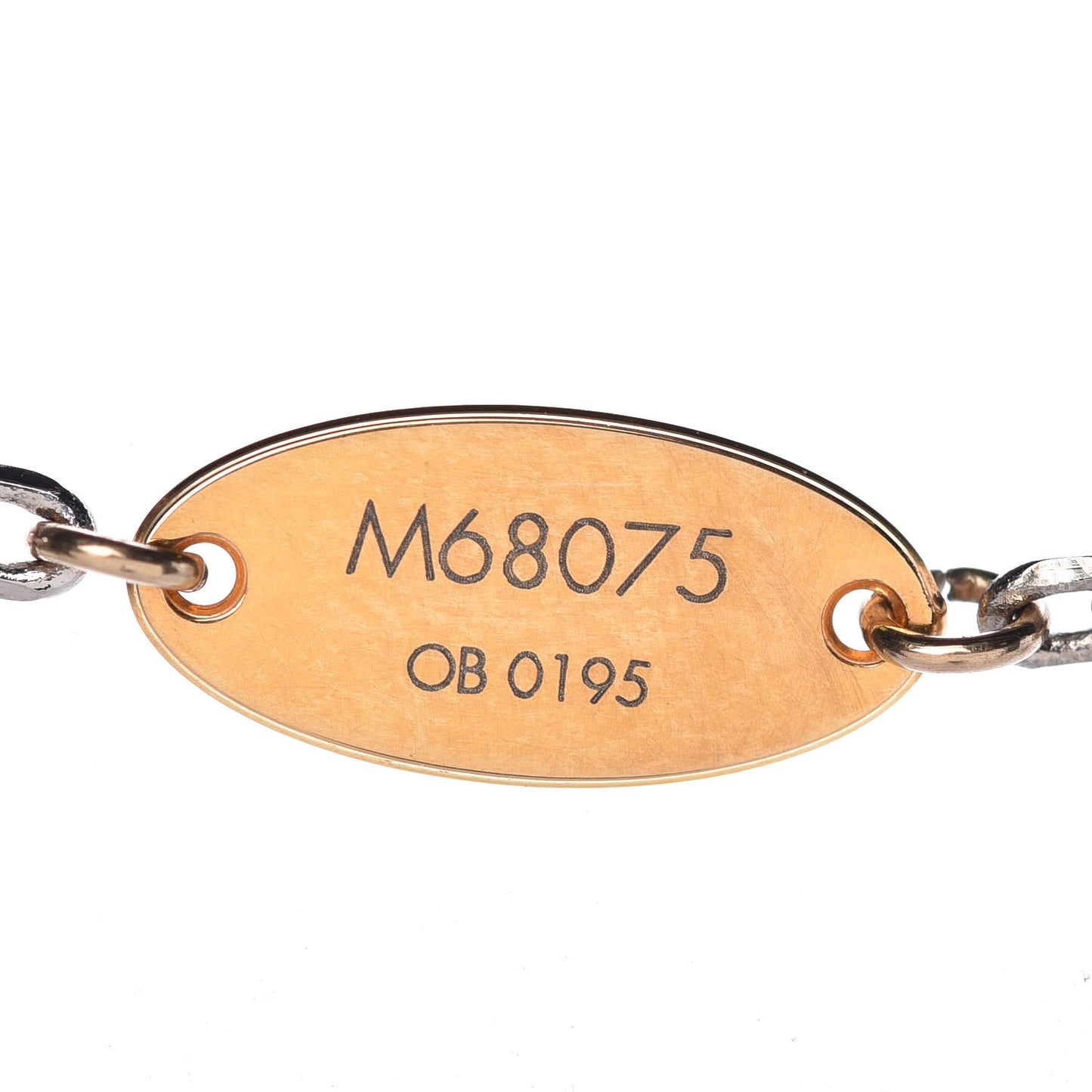 Logomania Sautoir Necklace Silver Gold