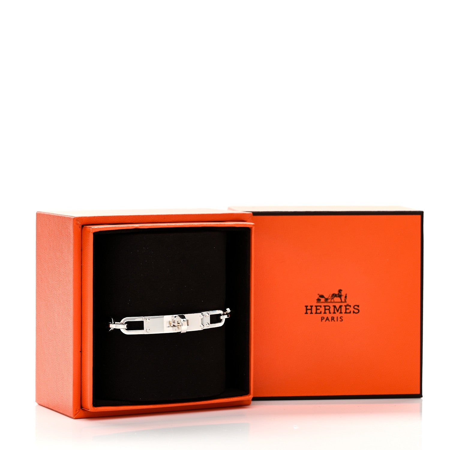 Hermes Sterling Silver Kelly Chaine Bracelet 4 of 4