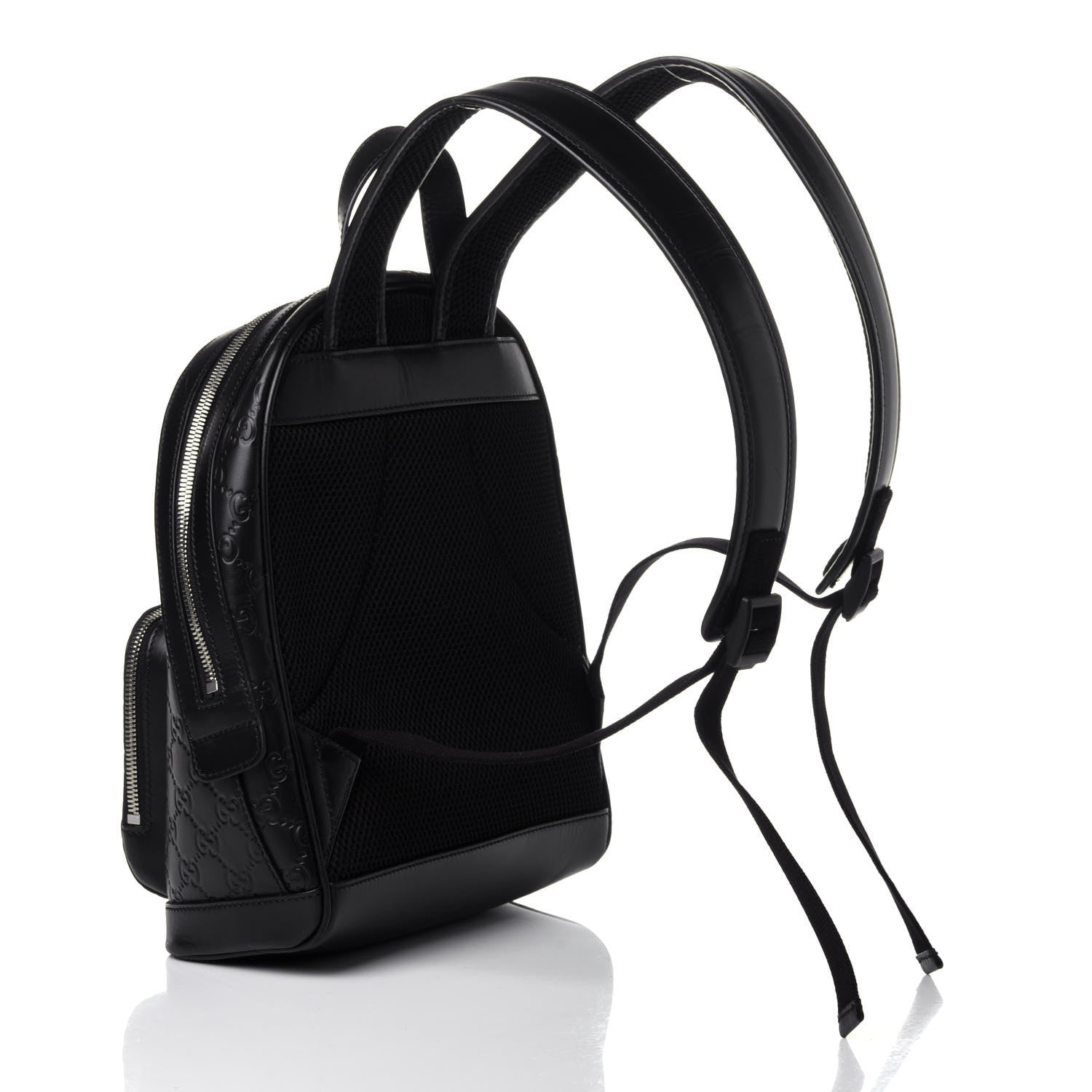 Gucci Guccissima Signature Small Day Backpack Black 2 of 11