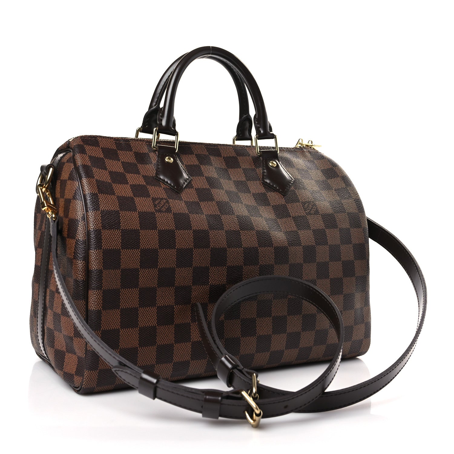 Louis Vuitton Damier Ebene Speedy Bandouliere 30 3 of 8