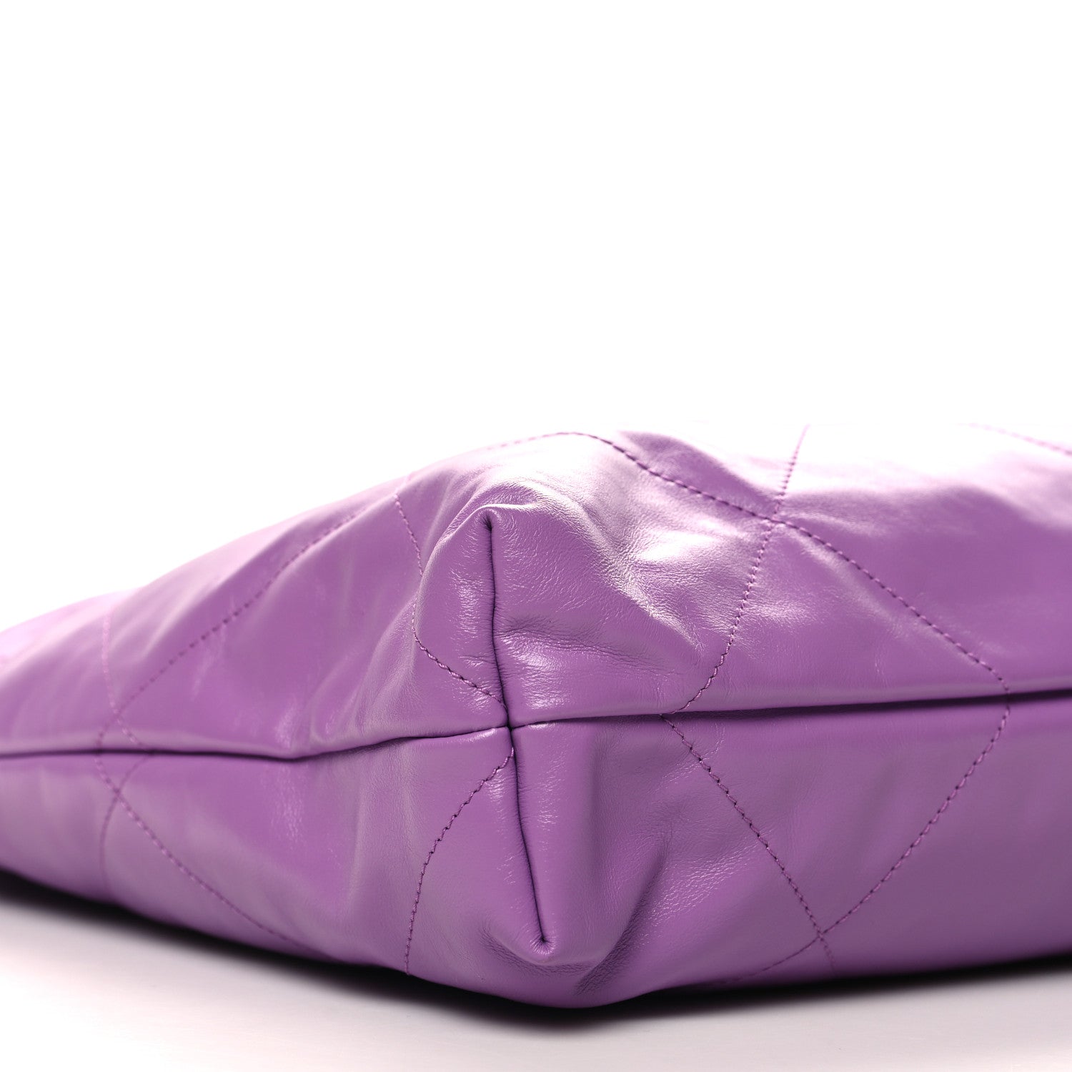 Chanel Shiny Calfskin Quilted Chanel 22 Purple 11 of 12
