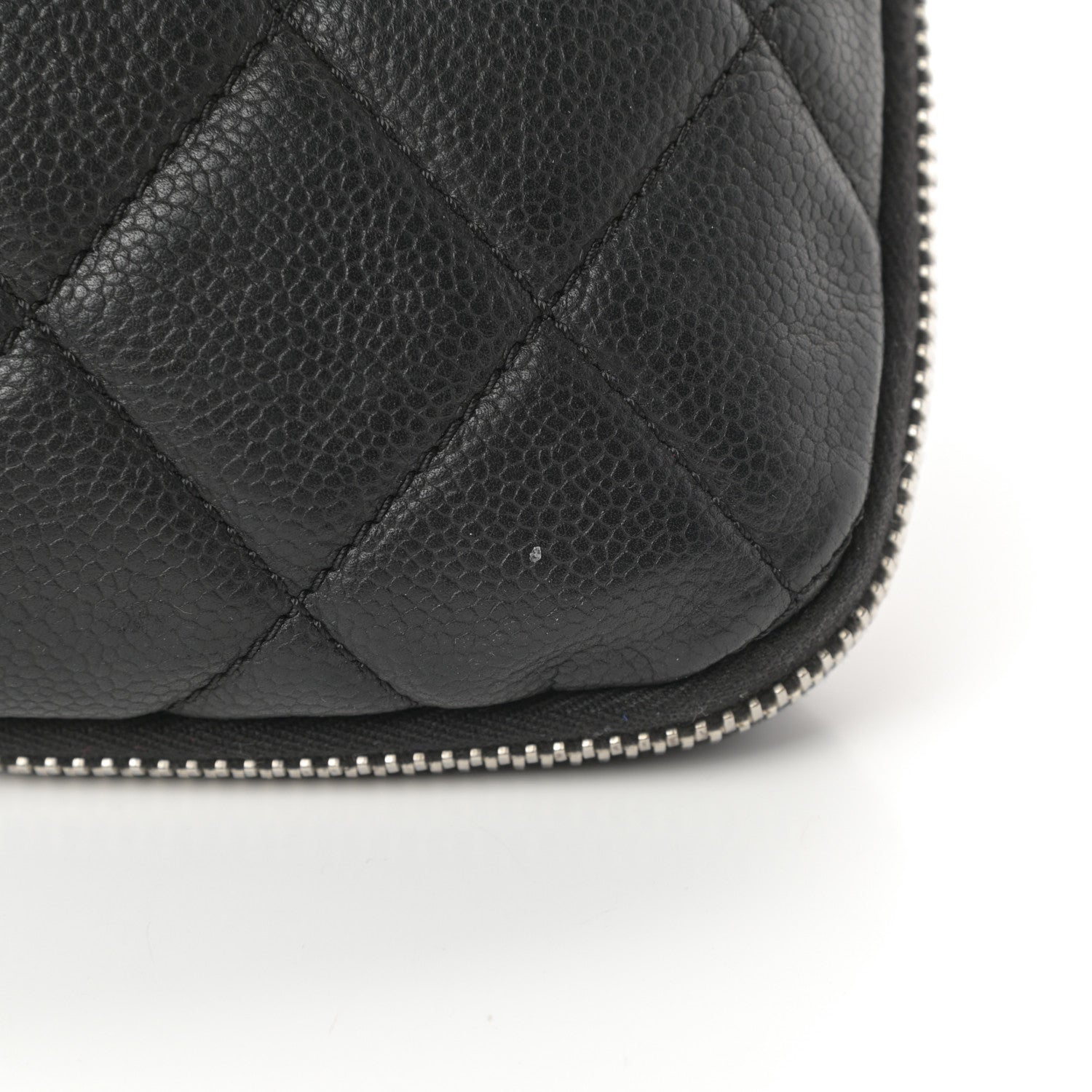 Chanel Caviar Quilted Expandable Zip Shoulder Bag Black 15 of 17