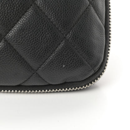 Chanel Caviar Quilted Expandable Zip Shoulder Bag Black 15 of 17