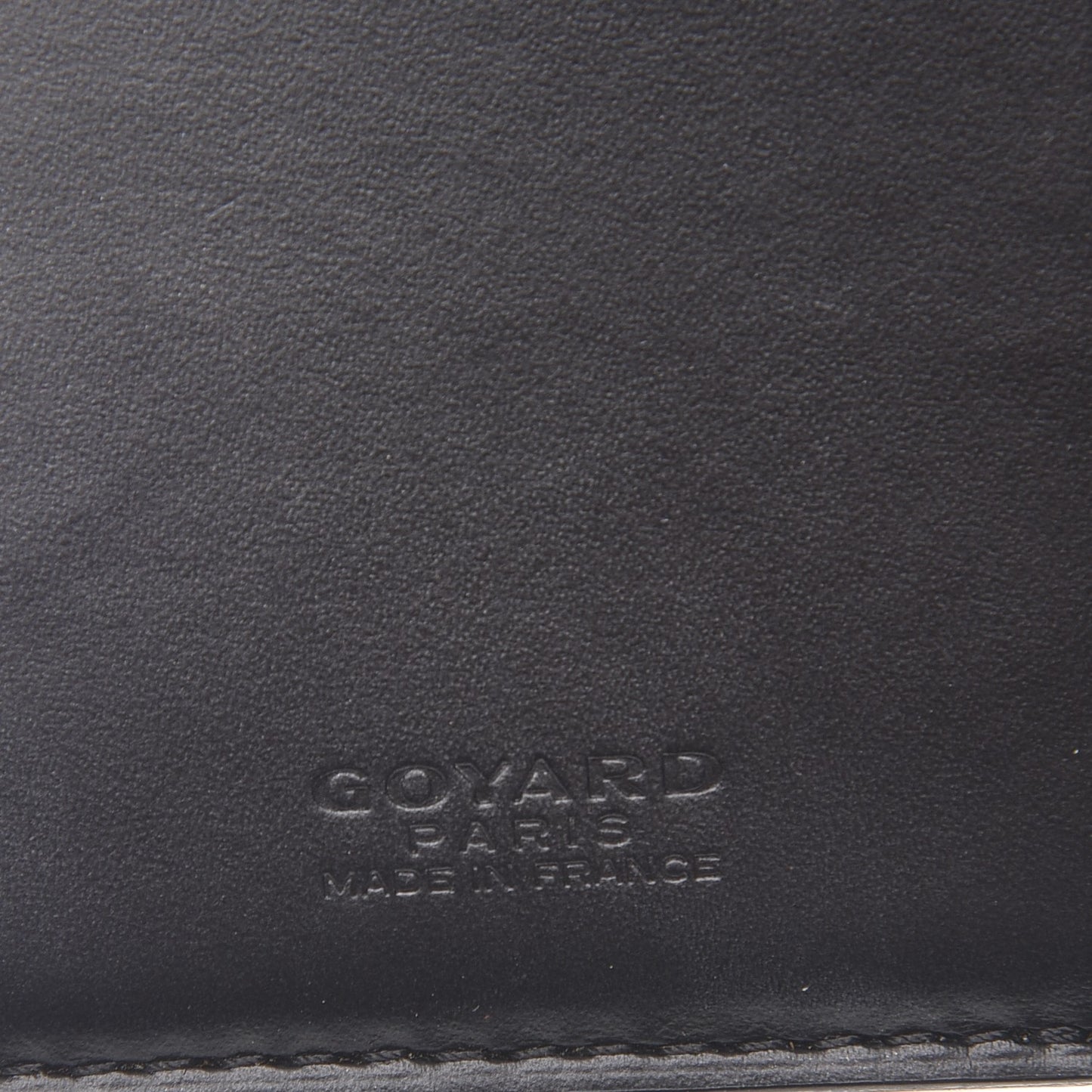 Goyardine Saint Pierre Card Holder Black