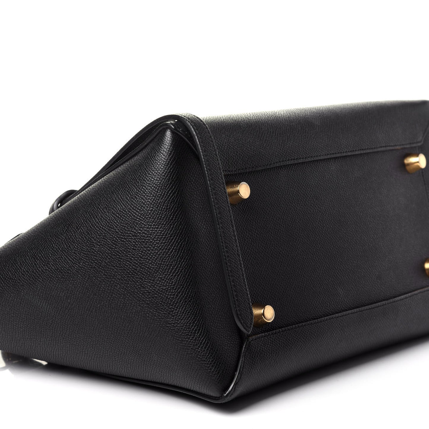 Grained Calfskin Small Belt Bag Black