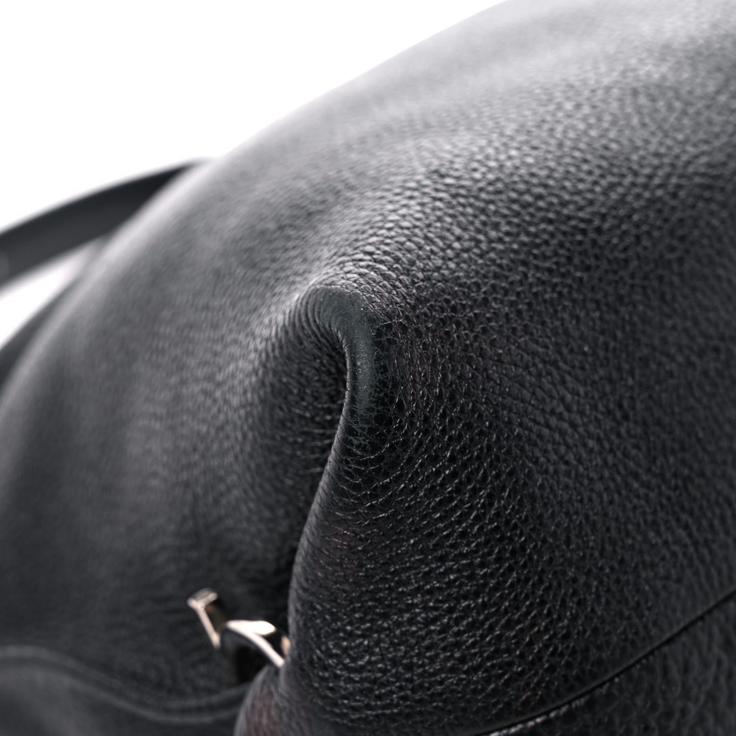 Calfskin Fanisa Gancini Hobo Black