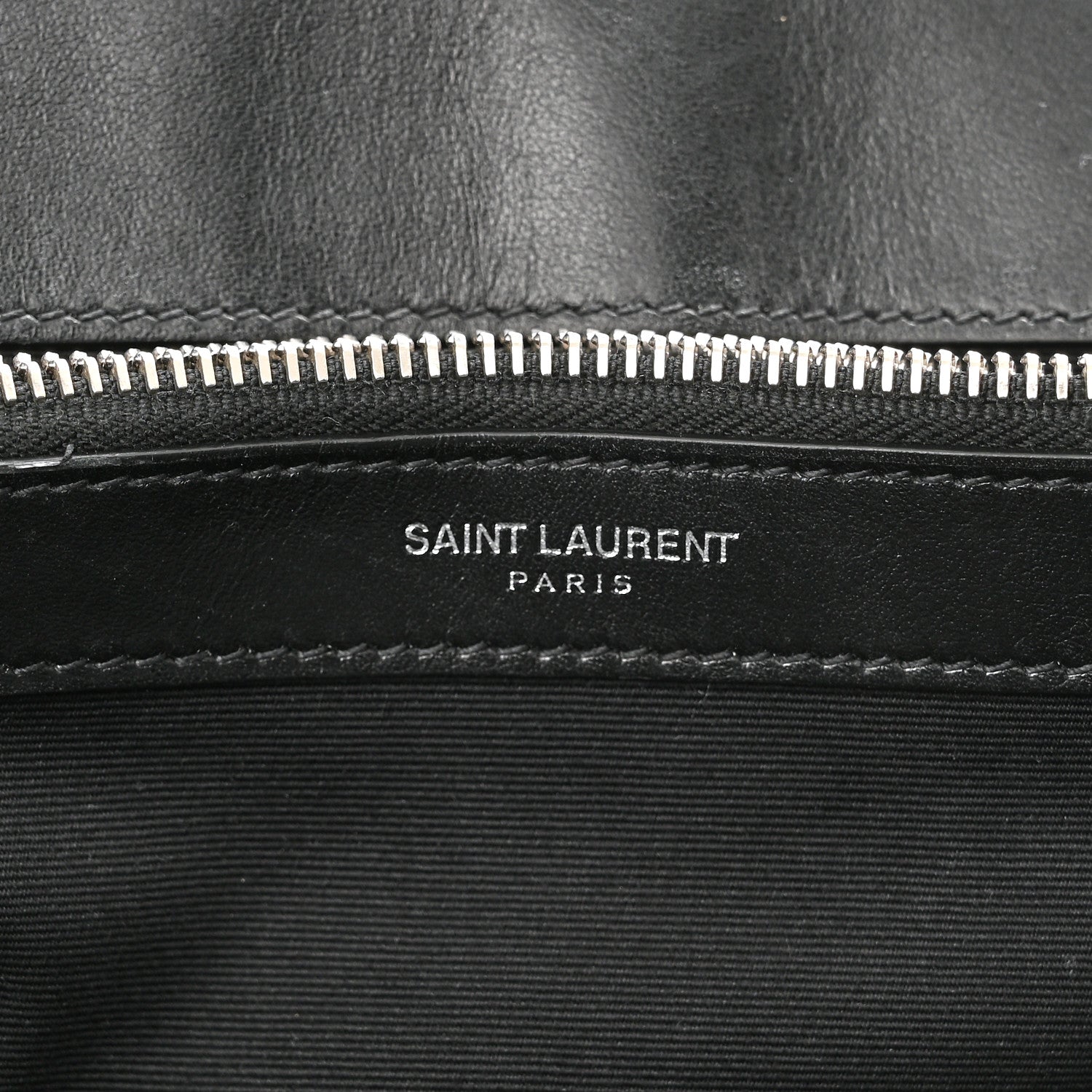 Saint Laurent Calfskin Y Quilted Monogram Medium Loulou Chain Satchel Black 7 of 11