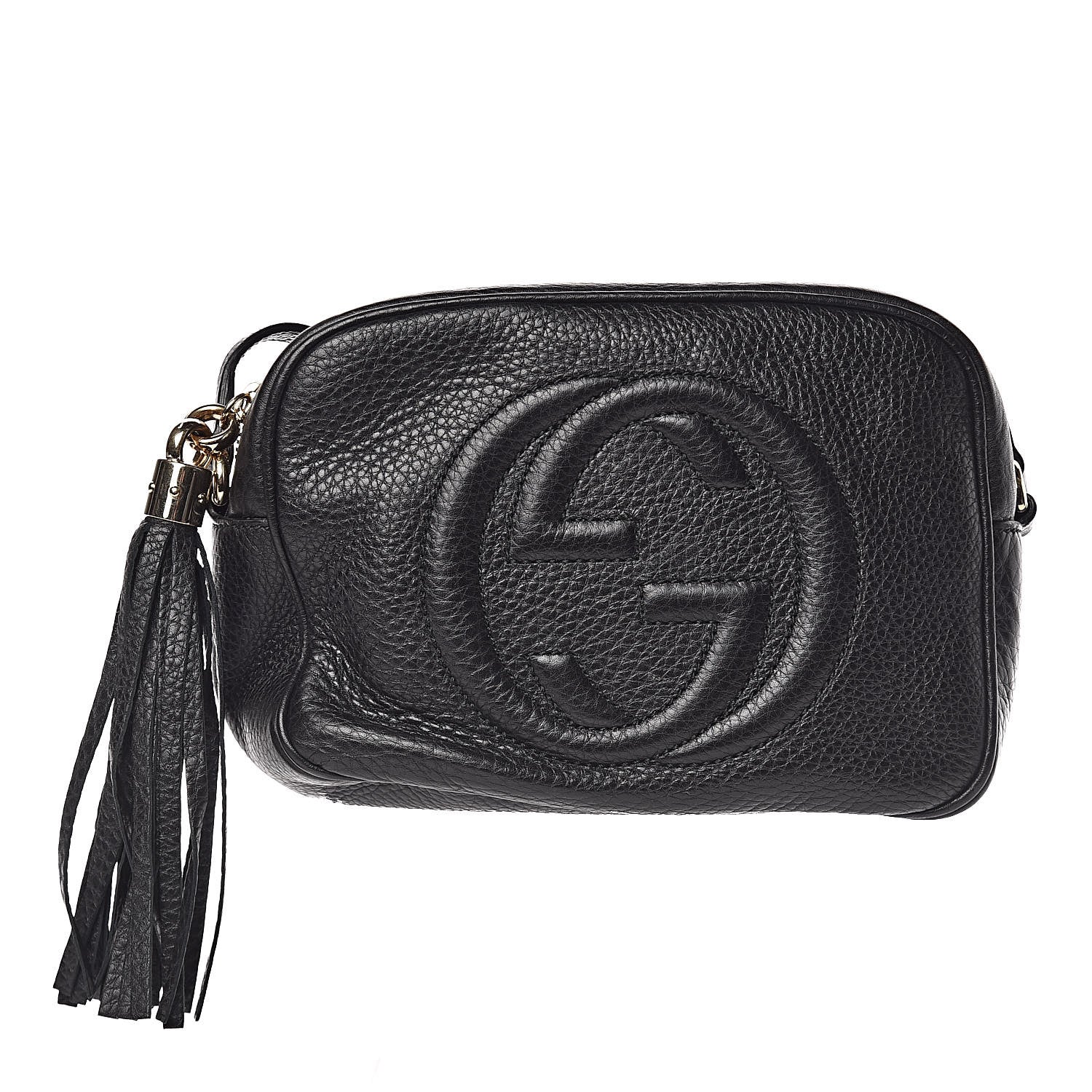 Gucci Pebbled Calfskin Small Soho Disco Bag Black 1 of 12