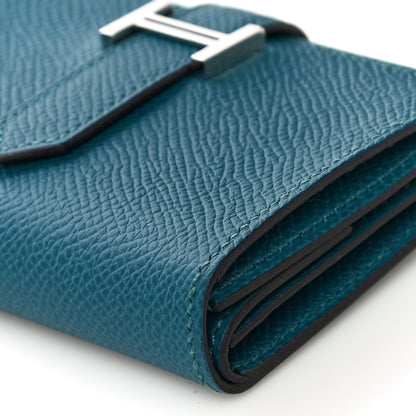 Hermes Epsom Mini Bearn Wallet Vert Bosphore 9 of 10