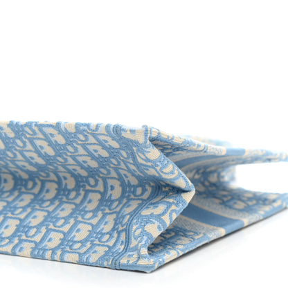 Christian Dior Oblique Medium Book Tote Light Blue 9 of 9