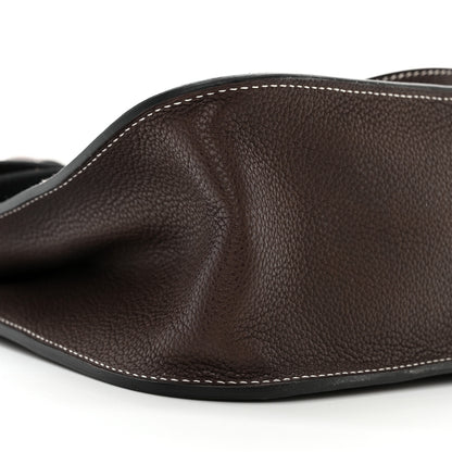 Hermes Barenia Faubourg Halzan 31 Ebene Cacao 9 of 10