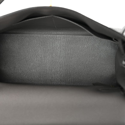Hermes Togo Kelly Retourne 28 Gris Meyer 5 of 13