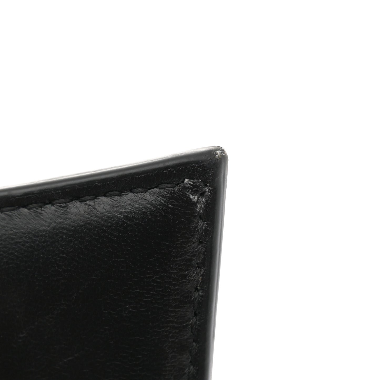 Shiny Box Calfskin Small Hourglass Top Handle Bag Black
