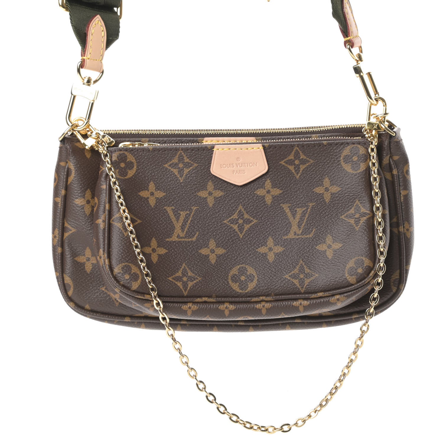 Louis Vuitton Monogram Multi Pochette Accessories Kaki 10 of 12