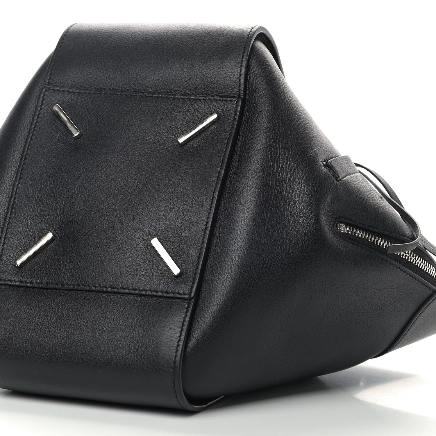 Loewe Calfskin Small Hammock Shoulder Bag Black 7 of 11