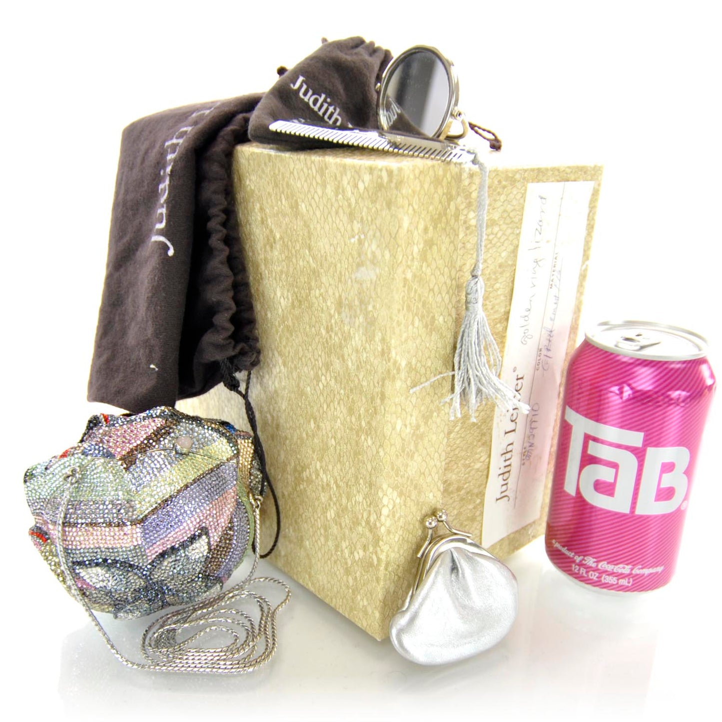 Swarovski Crystal Rose Minaudiere