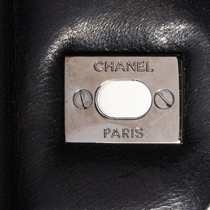 Chanel Sequin Tweed Icons Large Accordion 3 Flap Black 6 of 8