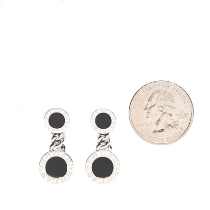 Bulgari 18K White Gold Black Onyx BVLGARI BVLGARI Drop Earrings 2 of 4