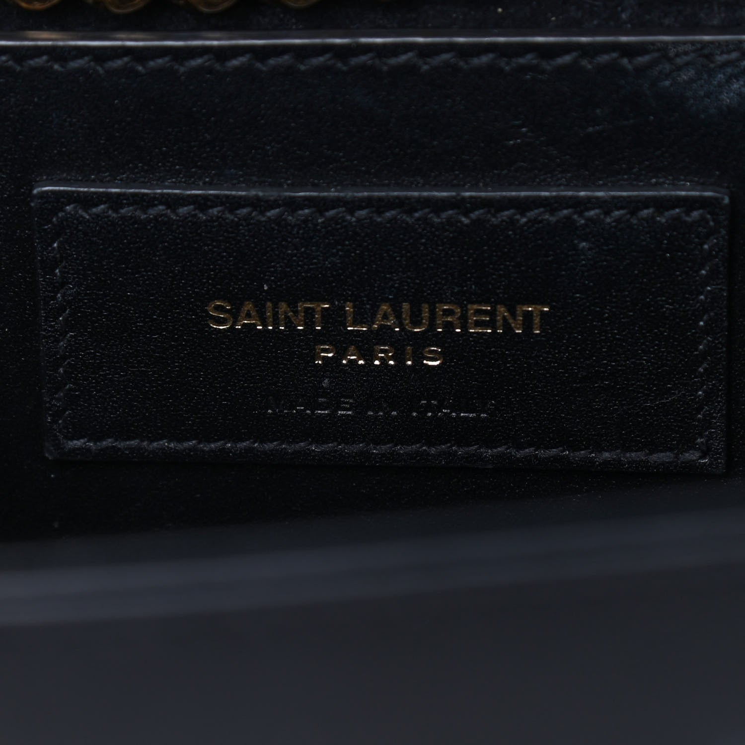 Saint Laurent Smooth Calfskin Medium Classic Monogram Kate Tassel Satchel Black 6 of 10