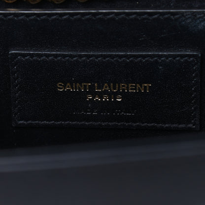 Saint Laurent Smooth Calfskin Medium Classic Monogram Kate Tassel Satchel Black 6 of 10