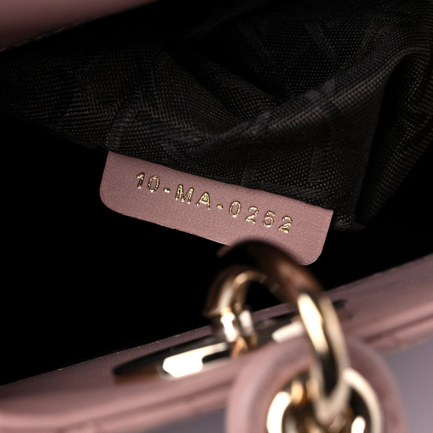 Christian Dior Lambskin Cannage Lady Dior Fard 6 of 8