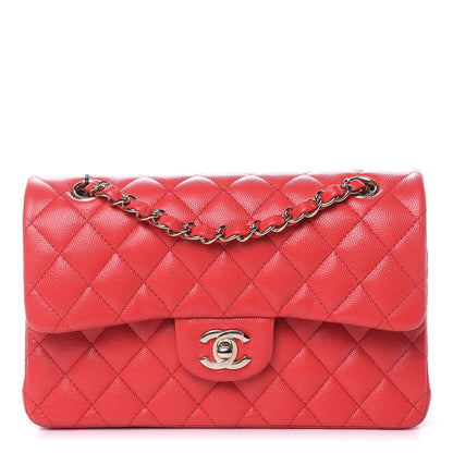 Chanel Caviar Quilted Small Double Flap Red 1 of 10