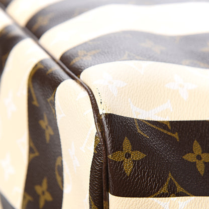 Louis Vuitton Monogram Rayures Neverfull XL 13 of 14