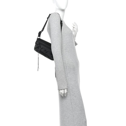 Balenciaga Agneau Arena Monochrome Small Le Cagole Sling Bag Black 2 of 11