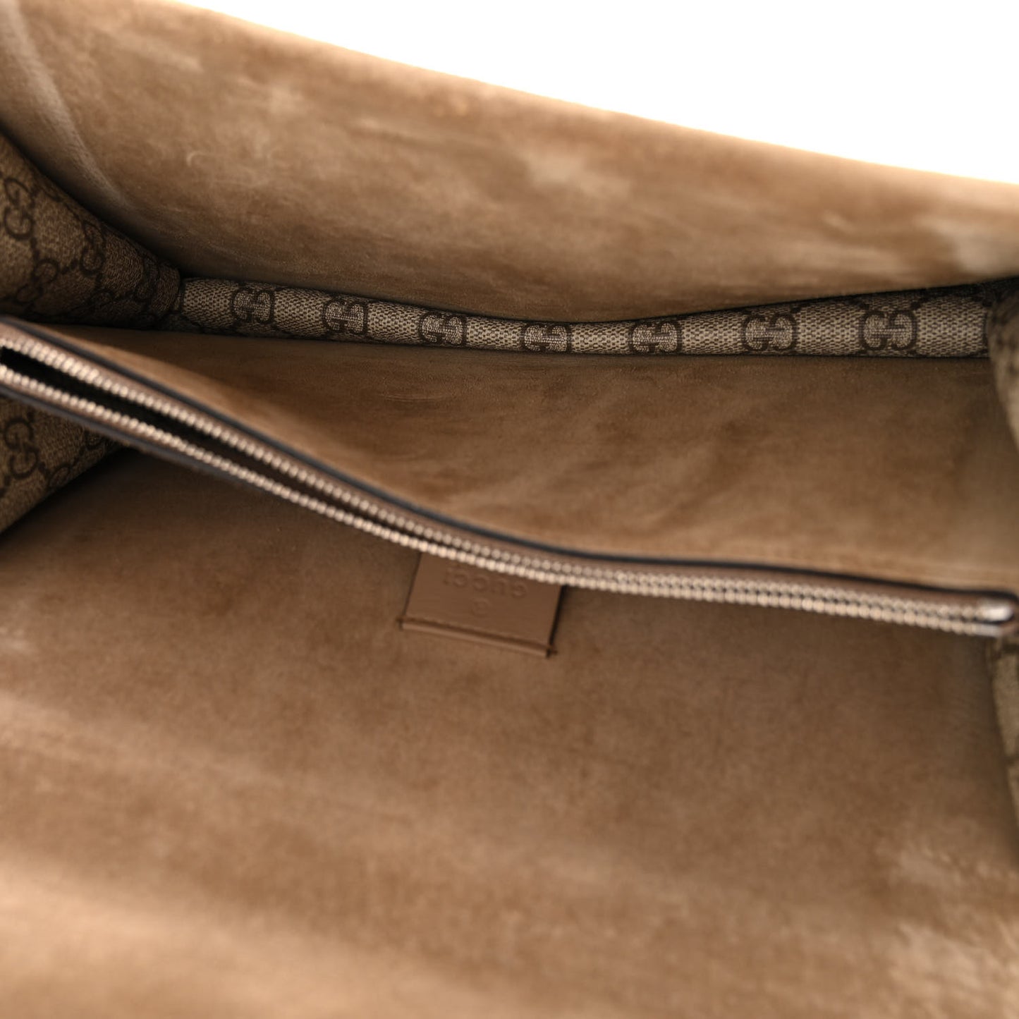 GG Supreme Monogram Small Dionysus Shoulder Bag Taupe